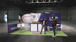 10x20 Inline booth design by Reaction Space